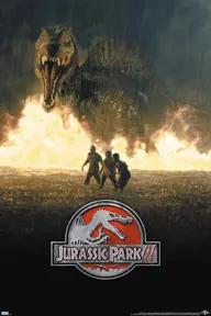 Movie poster of Jurassic Park III: The Extinction