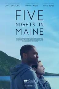 Movie poster of Five Nights in Maine