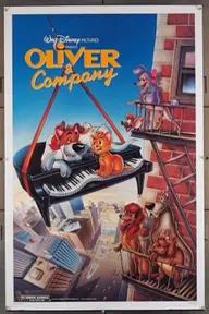 Movie poster of Oliver & Company